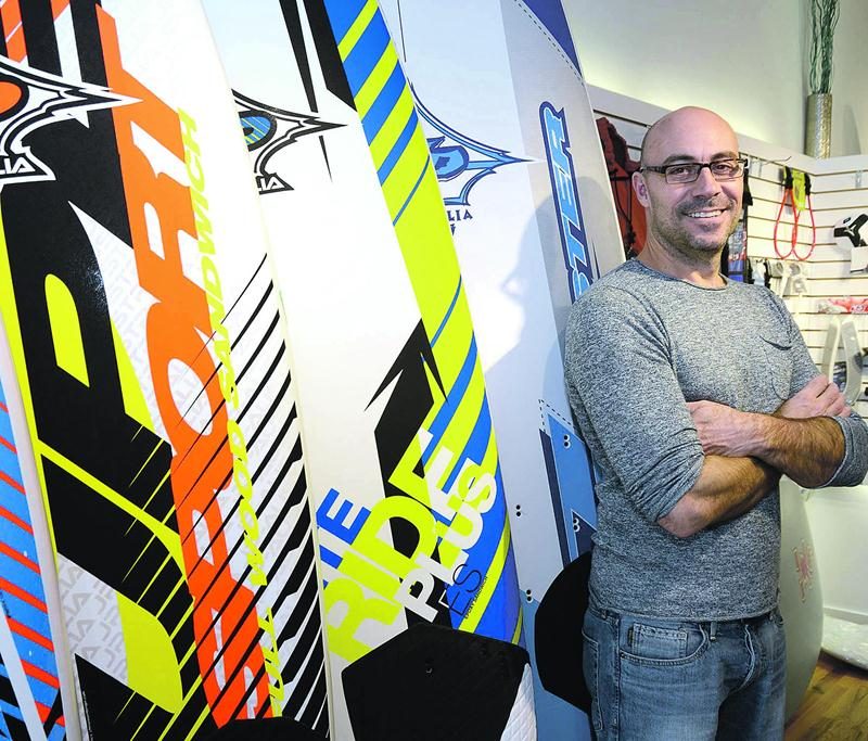Benoit Gauthier, propriétaire de la boutique en ligne Wind Spirit à Saint-Hyacinthe. Photo François Larivière | Le Courrier ©