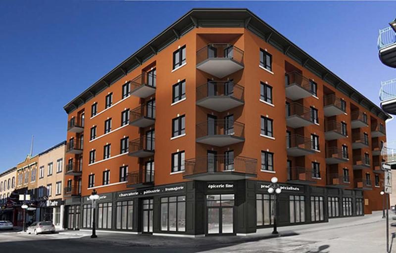 Le projet présenté au CCU ressemble beaucoup au précédent, celui de 2016. Le sixième étage serait constitué de trois logements aménagés au centre et entourés de terrasses.