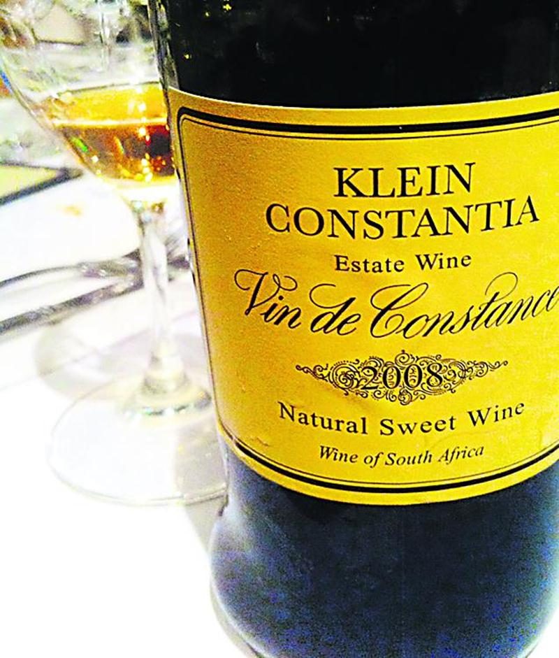 Or liquide, jadis vin préféré de Napoléon.  Photo Constance