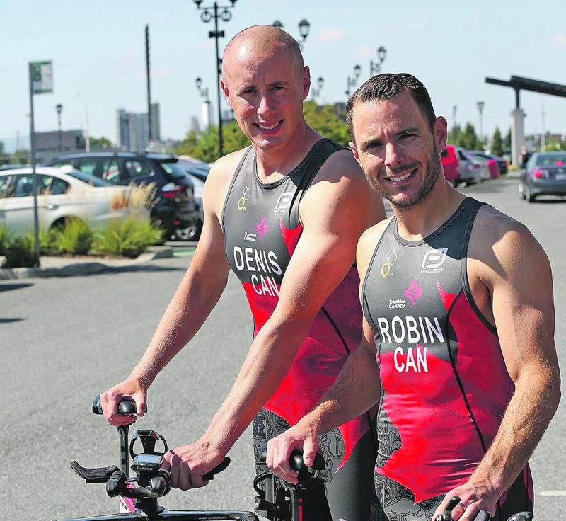 Sylvain Denis et Jonathan Robin représentent le Canada à l’épreuve tenue à Chicago aujourd’hui même. Photo Robert Gosselin | Le Courrier ©