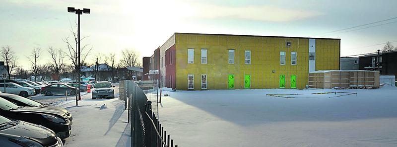 Le siège social du CISSS Montérégie-Est, dans lequel est inclus l’organisation de santé maskoutaine, sera établi à Saint-Hyacinthe dans le bâtiment en construction de la rue Gauthier. Photo François Larivière | Le Courrier ©