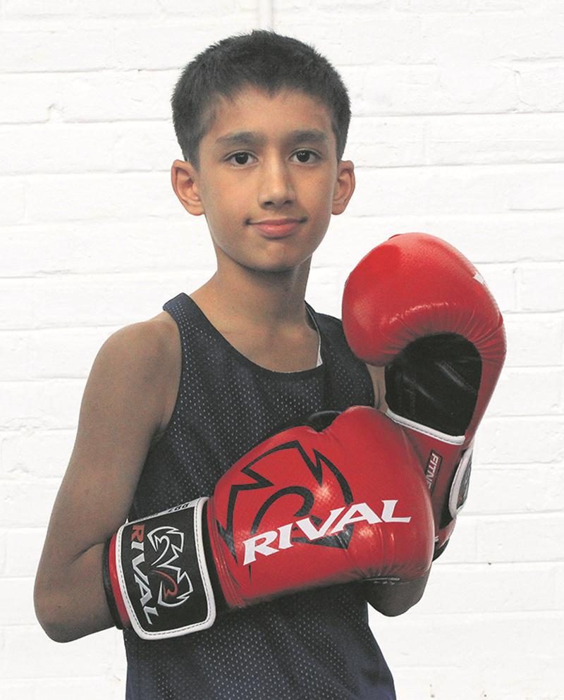 Asfand Khan a livré deux combats en deux jours à la fin février. Photo Courtoisie