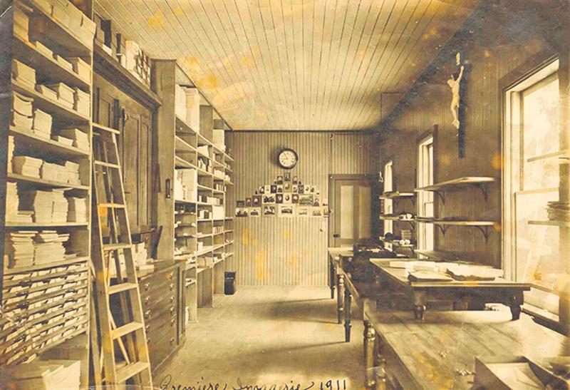 La première Imagerie St-Antoine en 1911.  Photo Archives FMS Canada