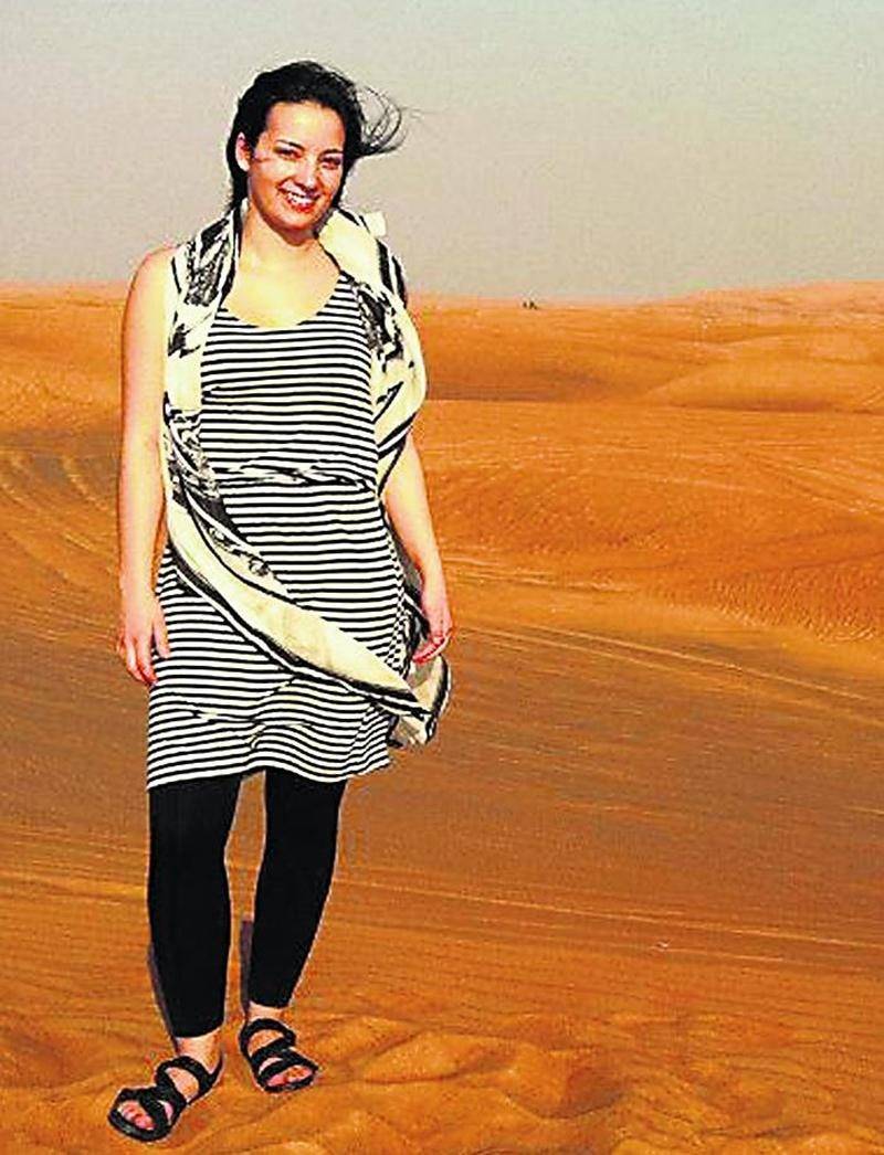 Le désert entourant la ville de Dubaï, aux Émirats arabes unis, a conquis le coeur de la Maksoutaine Chloé Brodeur. Photo courtoisie