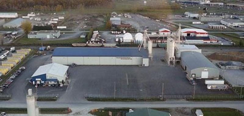 Le centre de logistique propriété du partenariat Groupe Jefo, Coop Fédérée et Coop Comax pourra recevoir plus de 150 wagons.