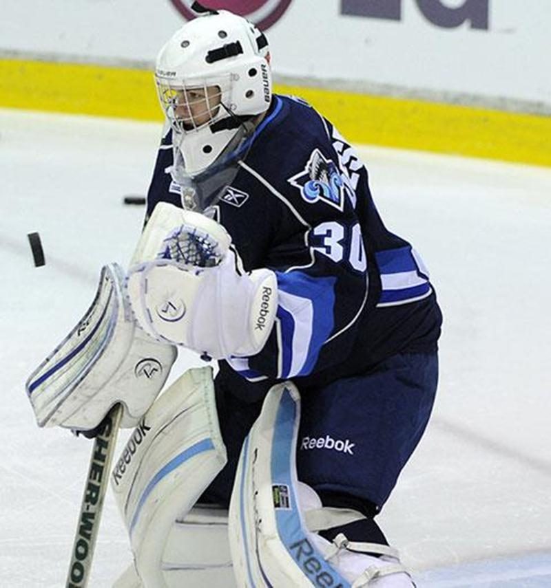 Philippe Desrosiers a obtenu un premier départ dans la LHJMQ, vendredi, à Boisbriand.