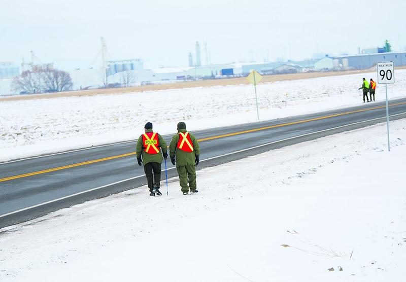 La disparition de Diane Ferron a été signalée le 15 janvier et a enclenché une vaste opération de recherches par les policiers de la Sûreté du Québec.Photo Bruno Beauregard