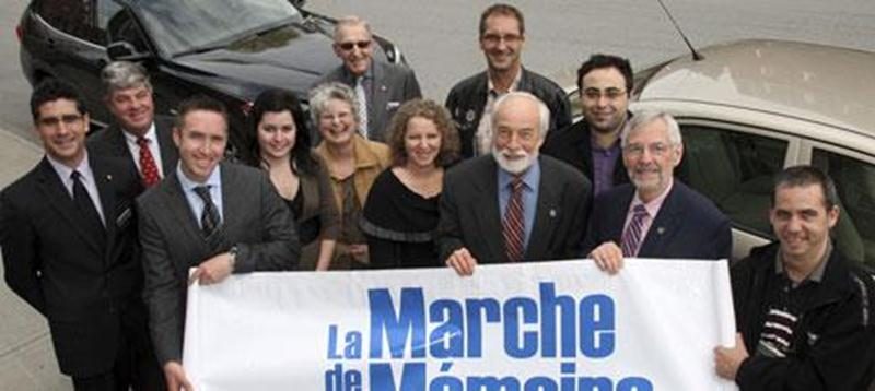 Le départ de la Marche de la mémoire sera donné aux Jardins de la Gare vers 10 h le 27 mai.