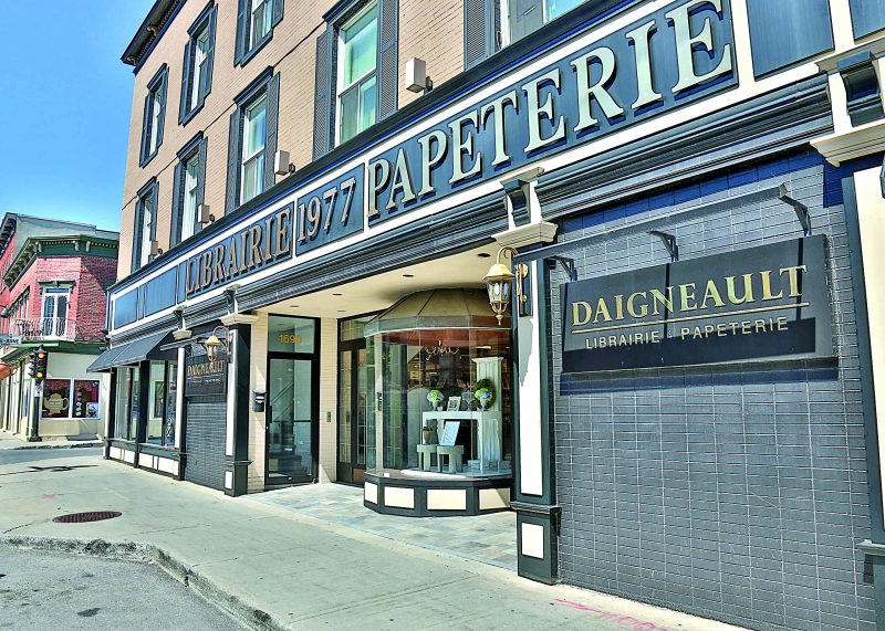 La librairie Daigneault accueillera ses derniers clients le dimanche 16 juillet.  Photo Robert Gosselin | Le Courrier ©