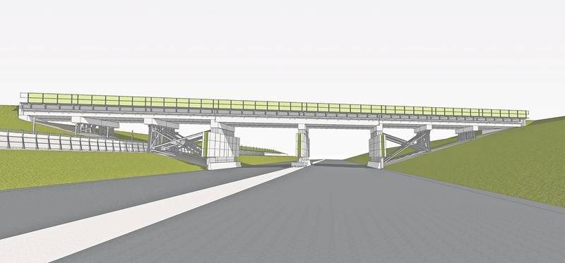 Esquisse de la plus récente version du projet du tunnel du boulevard Casavant Ouest. Source : Ville de Saint-Hyacinthe