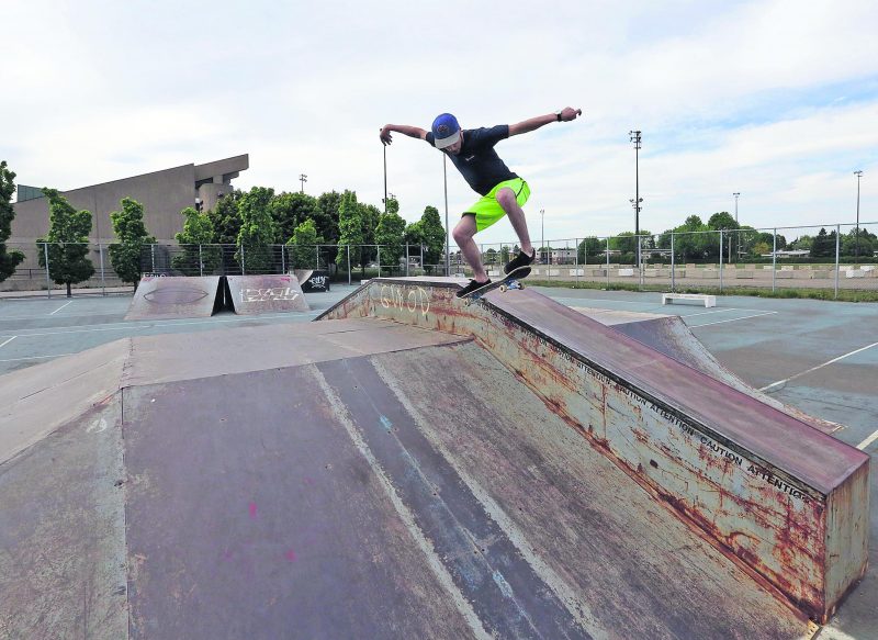 L’utilisation du « skatepark » actuel tire à sa fin. Photo Robert Gosselin | Le Courrier ©