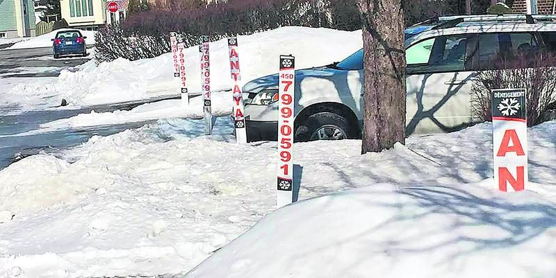 Les balises de déneigement sont maintenant réglementées à Saint-Hyacinthe.
