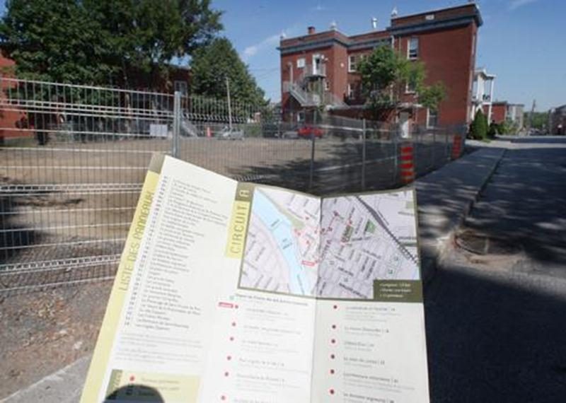 Rien n'explique la disparition de la maison de Casimir à ceux qui parcourent le circuit patrimonial.