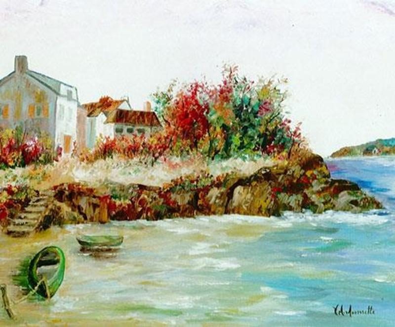 Le Bureau de tourisme et des congrès de Saint-Hyacinthe accueille l’exposition de l’artiste-peintre Yolande M. Morissette dans son aire d’exposition jusqu’au 13 avril. Cette artiste, originaire des Cantons-de-l’Est, habite depuis plusieurs années à Mont-Saint-Hilaire. C’est d’ailleurs à cet endroit qu’elle s’inscrit à une formation donnée par Hervé Daigneault, directeur des décors à Radio-Canada. Après avoir expérimenté plusieurs techniques, elle trouve sa voie avec la peinture à l’huile exécuté