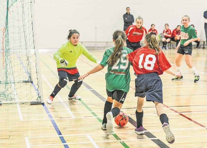 Pas moins de 68 équipes ont participé au Défi futsal primaire, dont 23 provenant d’écoles de la Commission scolaire de Saint-Hyacinthe. Photo François Larivière | Le Courrier ©