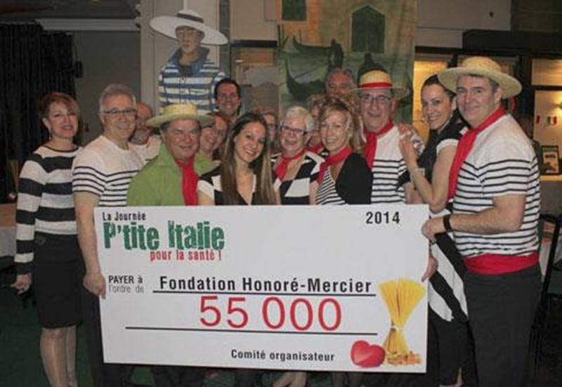Plus de 900 personnes ont pris part à « La Journée P'tite Italie pour la santé » qui avait lieu au Club de golf de Saint-Hyacinthe. Un montant de 55 000 $ a été amassé lors de cette activité.