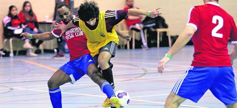 Le Défi Futsal a vu défiler une cinquantaine d’équipes lors des deux journées de compétition les 27 et 28 février à Saint-Hyacinthe.  Photo Robert Gosselin | Le Courrier ©