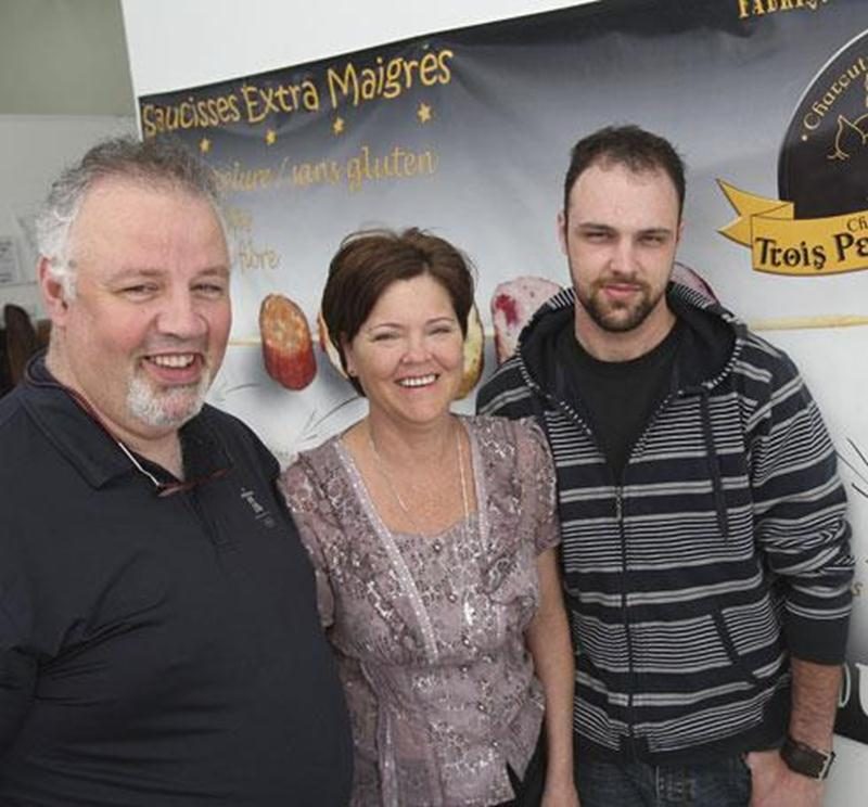 Didier Tourret, Noëlla Lussier et leur fils Gérémie