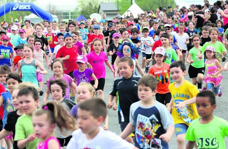 Les élèves de la Commission scolaire de Saint-Hyacinthe ont participé au défi 1 km.