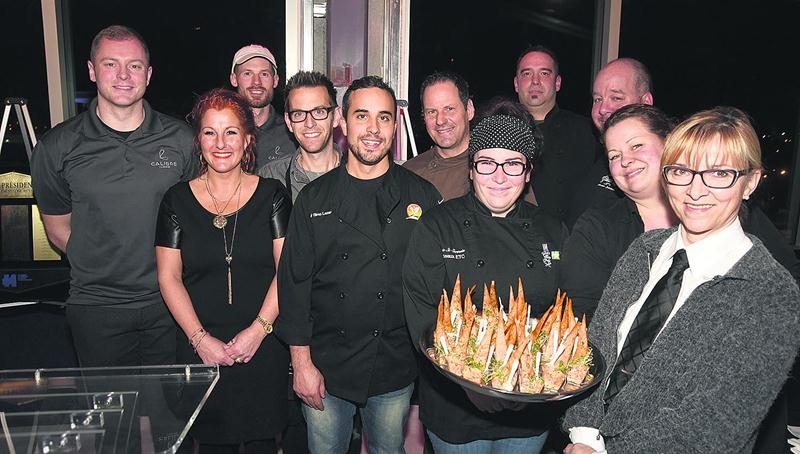 Pas moins de huit traiteurs de Saint-Hyacinthe et région ont mis la main à la pâte pour le plus grand plaisir des convives. Photo François Larivière | Le Courrier ©