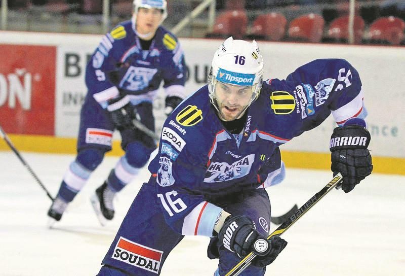 David Laliberté a annoncé qu’il prenait sa retraite le 25 novembre, avant un match à domicile de son équipe, le HK Nitra. Photo Courtoisie HK Nitra