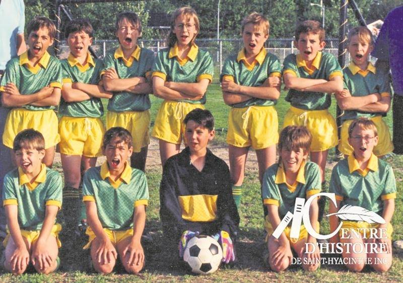 Équipe soccer U11-1992, CH380. Collection Centre d’histoire de Saint-Hyacinthe.