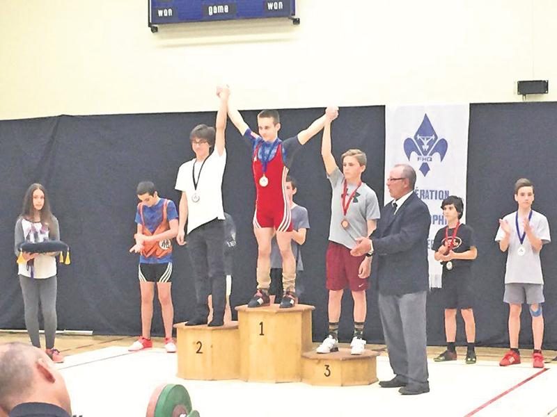 Un autre doublé a été signé chez les 51 kg alors que Youri Simard et Alexandre Brochu ont réalisé les meilleures performances de la catégorie. Photo Courtoisie