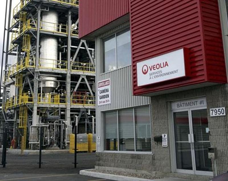 Le centre de régénération des huiles usées situé dans le parc industriel Théo-Phénix à Saint-Hyacinthe.