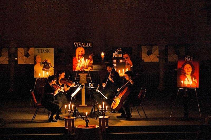 Le quatuor Ambitus présentera Les Quatres Saisons de Vivaldi ainsi qu’une sélection des meilleures musiques de films lors d’un concert aux chandelles à l’église Saint-Joseph le 13 avril.  Photo Courtoisie