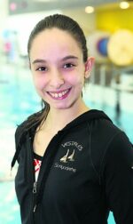 Une première nageuse des Vestales aux Jeux du Canada
