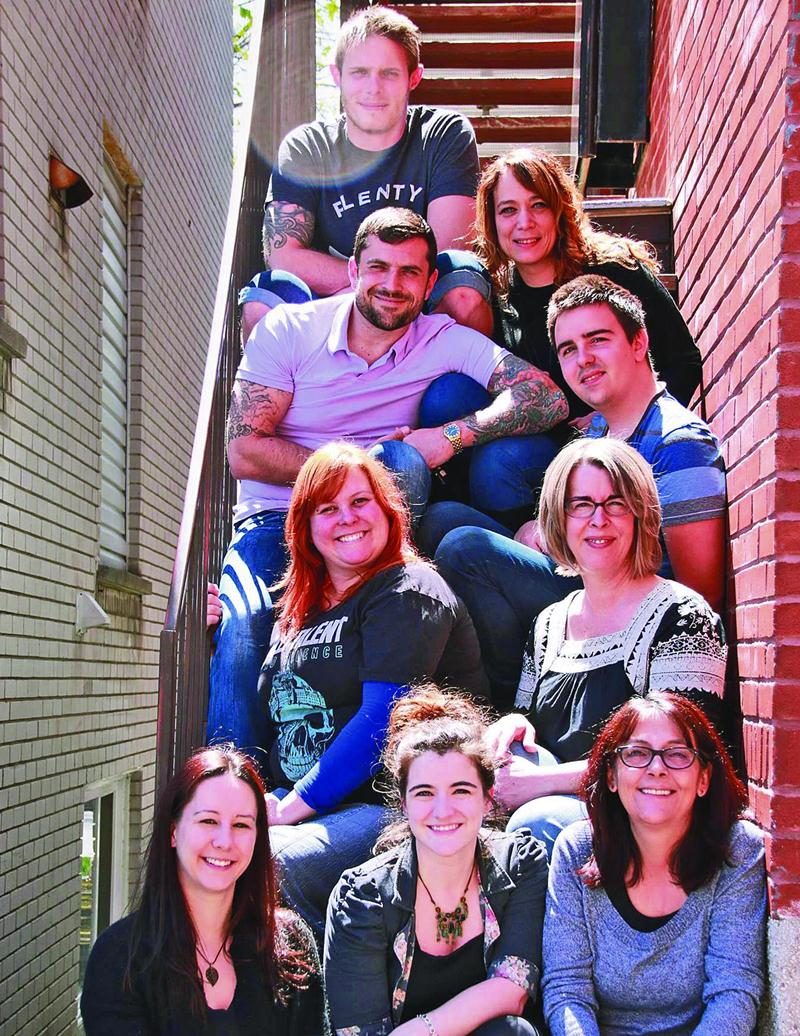 L’équipe de l’Auberge du coeur Le Baluchon et membres organisateurs du Balufest 2016.
