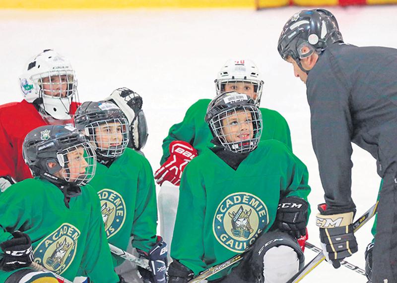 Plus de 150 jeunes participent à cette 4e édition de l’Académie des Gaulois au complexe Sportscene de Mont-Saint-Hilaire.  Photo Robert Gosselin | Le Courrier ©