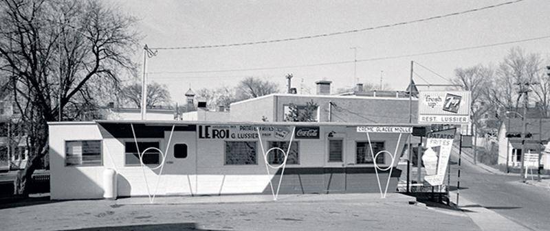 Le Restaurant Lussier en 1965.