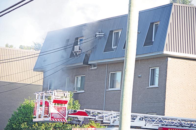 Incendie sur la rue Sainte-Catherine : cinq familles sinistrées