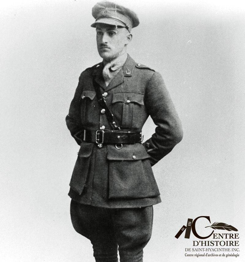 Albéric Marin, médecin-capitaine, entre 1915 et 1918. Photo Musée de la Citadelle de Québec