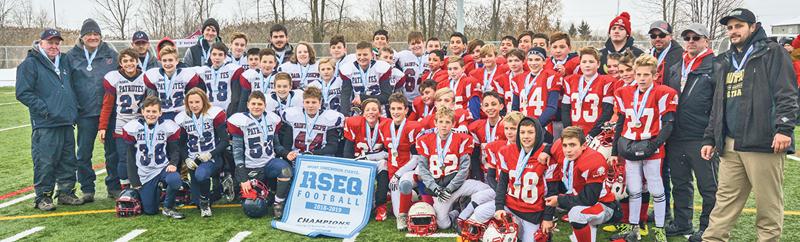 Une page d’histoire du football maskoutain a été écrite, samedi, alors que le Drakkar et les Patriotes se sont affrontés pour la toute première fois dans le cadre d’une finale régionale, chez les benjamins. Photo François Larivière | Le Courrier ©
