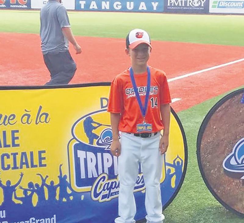Baseball : un Maskoutain s’illustre à la finale provinciale du Défi Triple Jeu