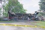 Un incendie criminel à Saint-Damase
