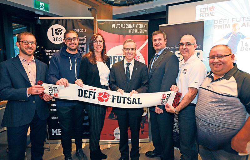 Le Défi futsal primaire, organisé par l’Association Défi futsal et le RSEQ Montérégie, se tiendra les 1er et 2 décembre à Saint-Hyacinthe. Pas moins de 60 équipes seront de la partie encore cette année. Photo Robert Gosselin | Le Courrier ©