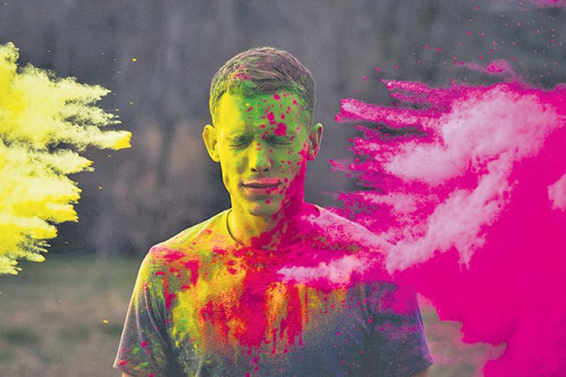 Une course des couleurs à Saint-Hugues