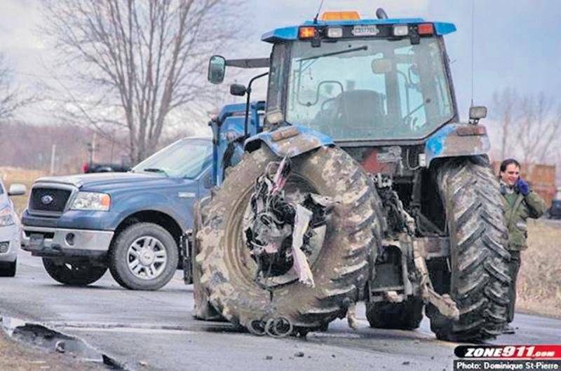 Selon l’UPA, le faible taux d’accidents impliquant des véhicules agricoles explique l’absence de campagne de sensibilisation réalisée par la Société de l’Assurance Automobile du Québec (SAAQ).