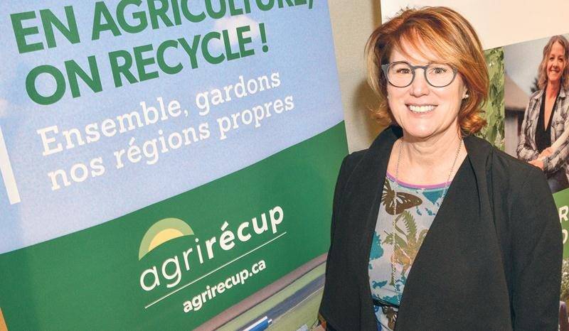 Christine Lajeunesse, directrice régionale d’AgriRÉCUP pour l’est du Canada. Photo François Larivière | Le Courrier ©