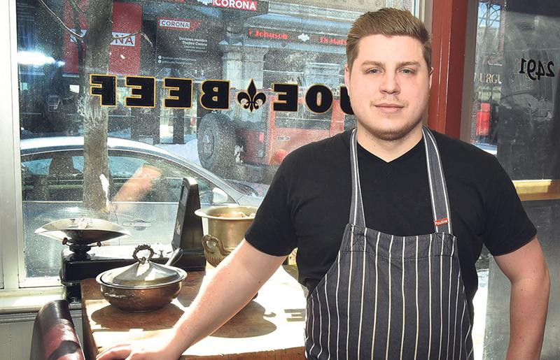 Le Vin Mon Lapin a ouvert ses portes en mars dans la Petite-Italie à Montréal. Le Maskoutain d’origine Marc-Olivier Frappier en est copropriétaire et chef exécutif en plus de demeurer impliqué dans les autres établissements de la famille Joe Beef. Photothèque | Le Courrier ©