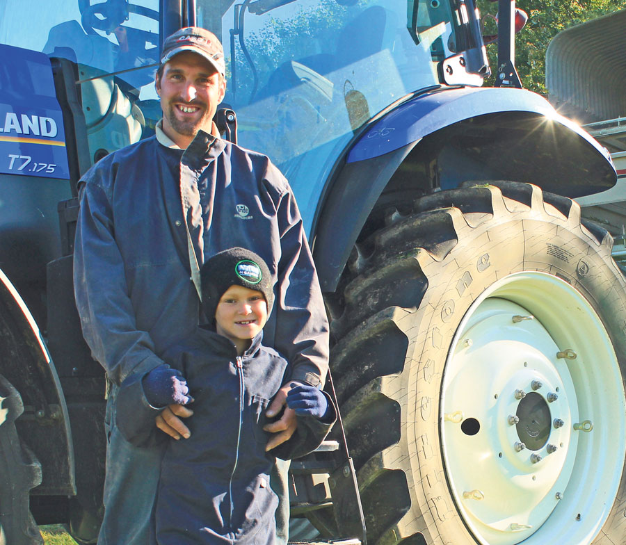 David Bernard et son fils Thomas. Michel Gadbois | MRC des Maskoutains  ©