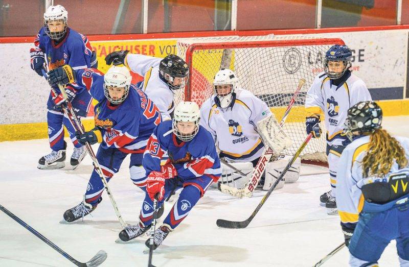 La 46e édition du Tournoi de hockey pee-wee de Saint-Hyacinthe a été lancée ce matin. Pas moins de 102 équipes y participeront jusqu’au 13 janvier. Photothèque | Le Courrier ©