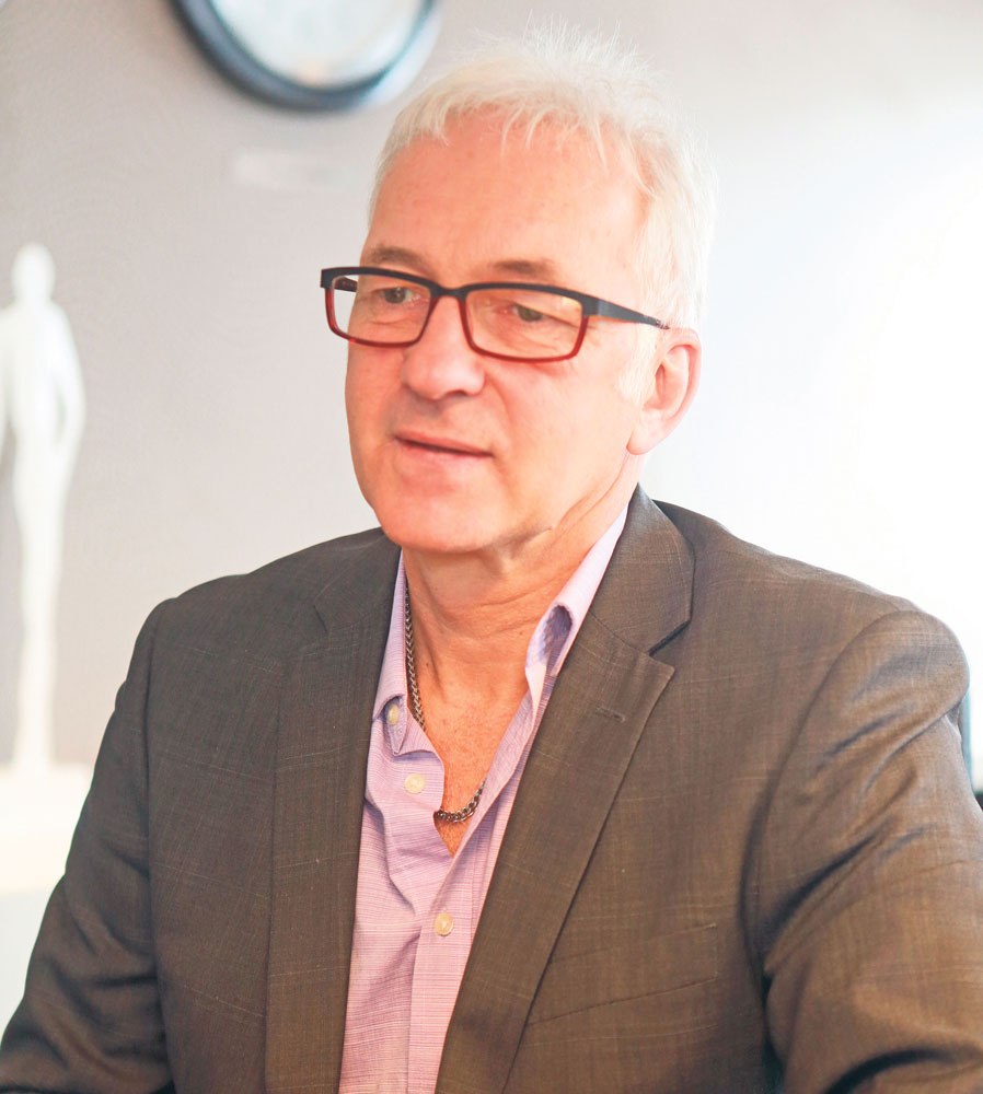 Sylvain Benoit, propriétaire de Bectrol, considère que la faillite de Téo Taxi ne met pas en péril les activités de l’entreprise. Photo Robert Gosselin | Le Courrier ©