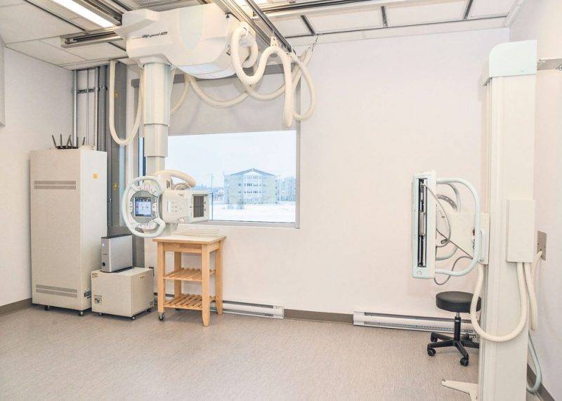 La clinique radiologique de la rue Raymond a déménagé ses installations dans le nouvel édifice de la rue Casavant Est. Photo François Larivière | Le Courrier ©