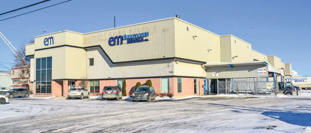 L’entreprise Emballages Maska cessera ses activités à son centre de distribution de l’avenue Pion en mars 2020. Photo François Larivière | Le Courrier ©