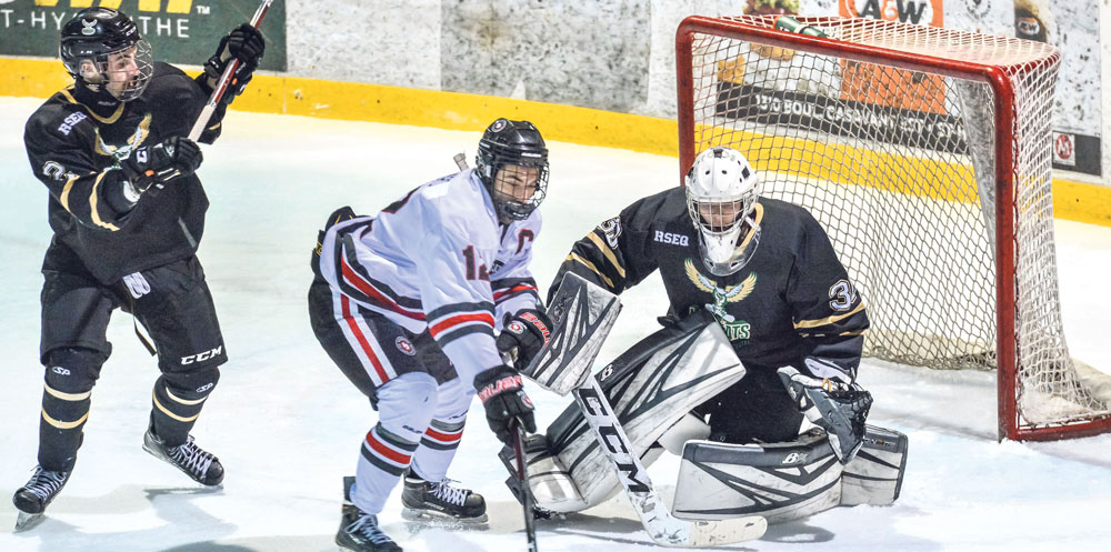 Après deux rencontres, les Lauréats et les Nordiques sont nez à nez dans leur série quart de finale. Photo François Larivière | Le Courrier ©