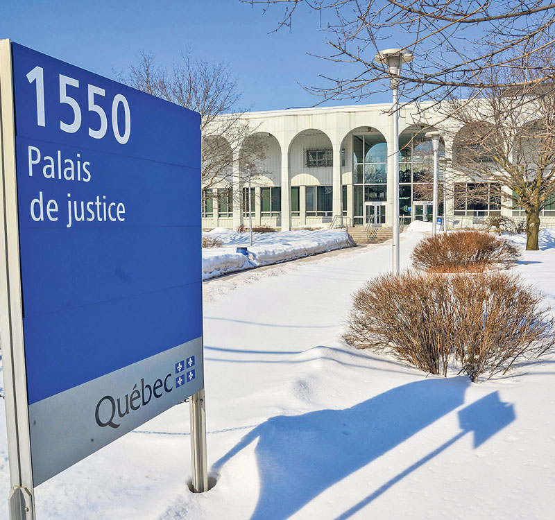 L’actuel palais de justice de Saint-Hyacinthe devrait être démoli. Une enveloppe de 80 M$ est prévue pour la construction d’un nouvel édifice. Photothèque | Le Courrier ©